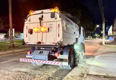 Prefeitura de Eunápolis inicia varrição mecanizada das ruas